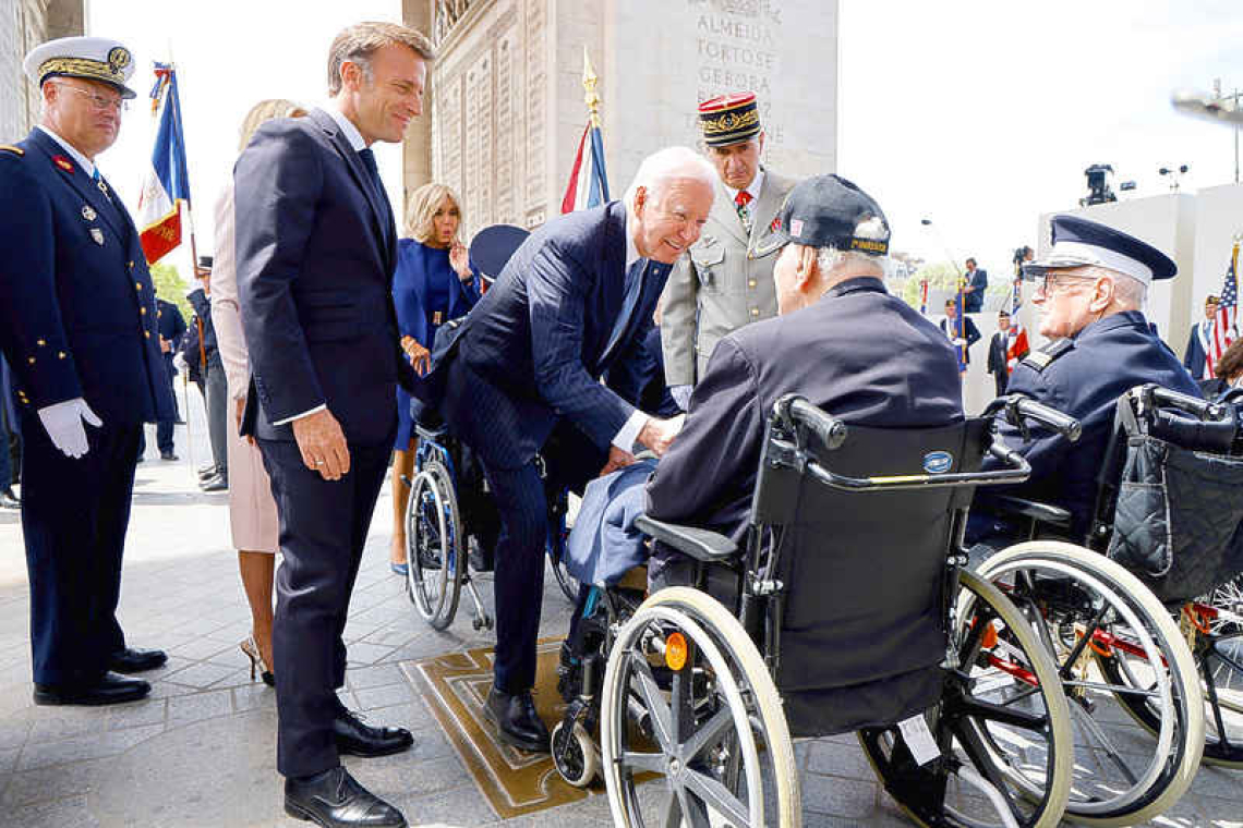 Biden, Macron talk Middle East and  Ukraine during ceremonial state visit